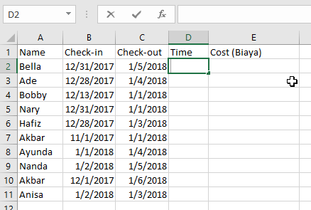 Cara Membuat Tanggal Di Excel Otomatis Warga Co Id