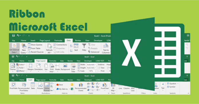 Bagian, Fungsi dan Pengertian Ribbon Pada Microsoft Excel