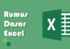 Fungsi Rumus AVERAGE MAX MIN COUNT SUM pada Excel