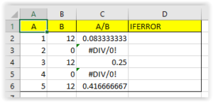 7 Jenis Pesan Error Dan Eveluasi Rumus IFERROR Pada Excel