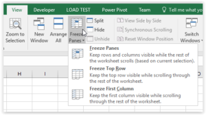 Cara Menggunakan Freeze Di Excel Beberapa Baris Dan Kolom