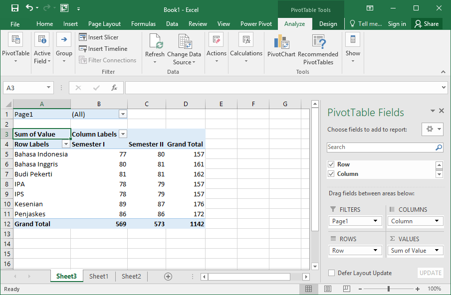 Cara Sederhana Membuat Pivottable Di Excel Tutorial Dexcel CLOUD HOT GIRL