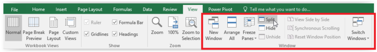 Pengertian Dan Cara Mengatur Split Pada Excel - Advernesia