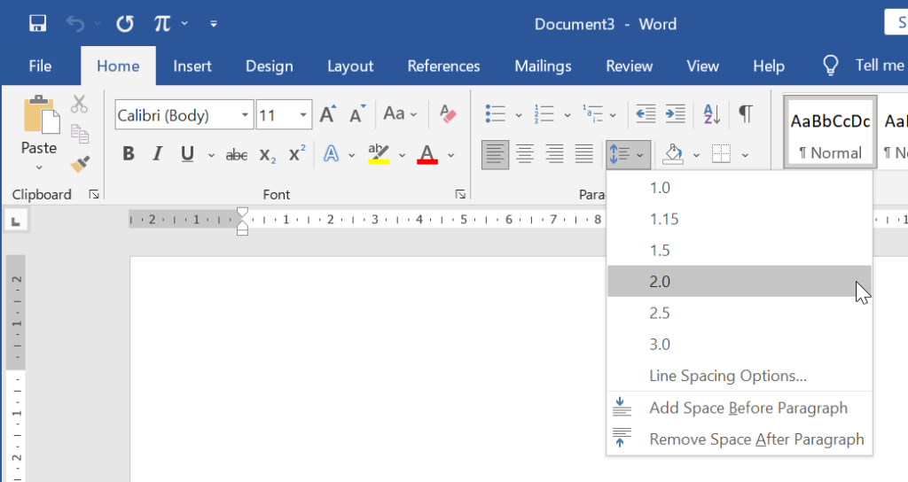 Line Spacing, Before, After | Cara Mengatur Spasi Di Word - Advernesia