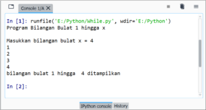 While Python | Perulangan While Di Python Dan Contohnya - Advernesia